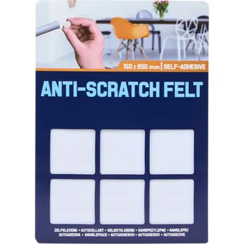 Podložka pod nábytek BÍLÁ SAMOLEPICÍ PLST NA NÁBYTEK A ŽIDLE