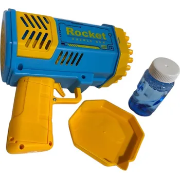 Nafukovací míč Bublifuková pistole Varianta: modro-žlutá Nové, může mít poškozený obal