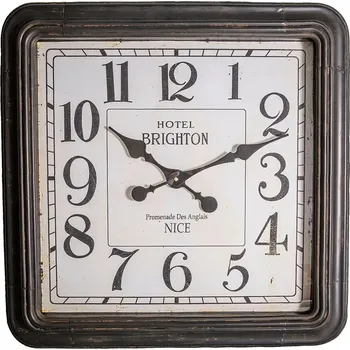 Hodiny Antic Line Plechové hodiny Hotel Brighton 60 cm