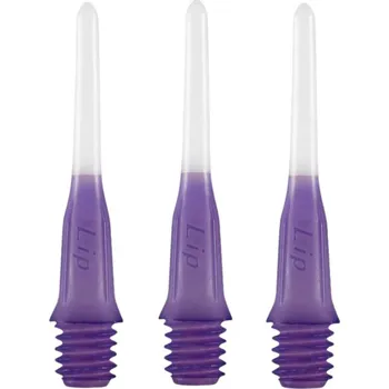 Příslušenství pro šipky L Style Japonské hroty Lip Point Short Two Tone 30 ks fialové