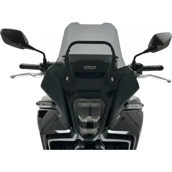 Plexi motocyklu WRS pro HONDA NX 500 rok 2024-2025 výška plexi 27 cm, barva tmavě kouřová (Vyrobené z vysoce kvalitního plexiskla PMMA)