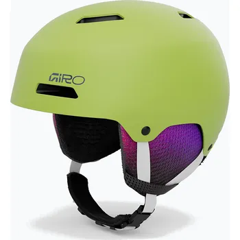 Dětská lyžařská helma Giro Crue matte fluorescent green
