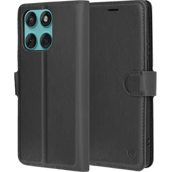 Pouzdro na mobilní telefon Techsuit kožené pouzdro pro Motorola Edge 60 Edge 60 Fusion černé