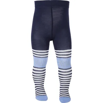 Protiskluzové merino punčocháče s proužkem tmavě modré SAFA Velikost: 68/74
