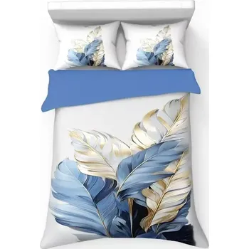 Povlečení NOVINKA 2025 ! Sada bavlněného povlečení s 3D efektem ZLATKA 140x200/70x90cm + POVLAK POLŠTÁŘEK ZDARMA !