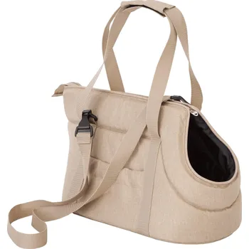Taška pro psa a kočku DOGGY Taška pro psa cestovní - béžová ekolen VELIKOST: Pro mini/malého psa (vel. R2) - 50 x 25 cm-