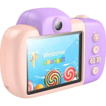 Digitální kompakt HOCO DV201 růžový