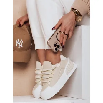 Dámské tenisky Dámské sportovní tenisky KICKON béžové