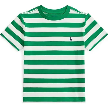 Chlapecké tričko Dětské bavlněné tričko Polo Ralph Lauren 322A95726002 zelená 77X, vel. 102-108