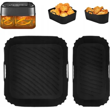 Příslušenství pro fritézu 2 ks Silikonová organizér do horkovzdušné fritézy Philips, forma košík do fritézy