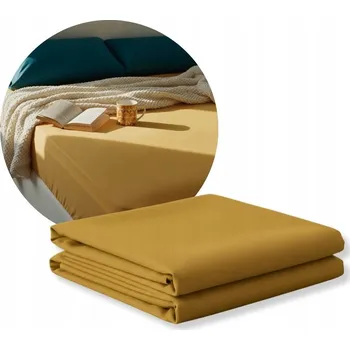 Prostěradlo Prostěradlo 200x180 Medová JERSEY s gumou 180x200 MATERACYK POLSKÉ
