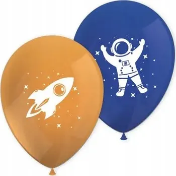 Balónek Balónky Vesmír Raketa Astronaut Narozeniny 8 ks