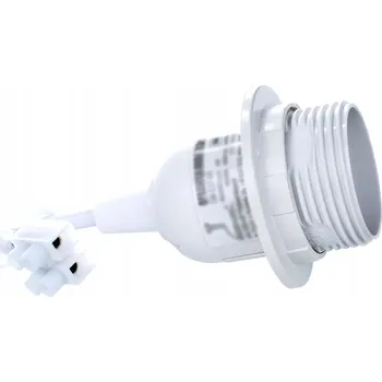 Objímka na žárovku Stavební objímka s kabelem a svorkovnicí pro žárovku E27