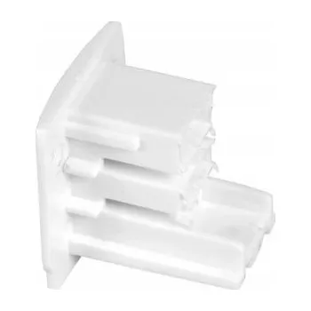 Koncovka lišty 3fázové Adar, bílá