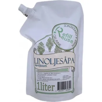 Mýdlo Tekuté mýdlo Grunne 1l náhradní náplň Refill švédská receptura vanilka