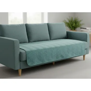 Přehoz na sedačku - pohovku SAMUEL mátová 170x210 cm, 200x220 cm Mybesthome Rozměr: 170x210 cm