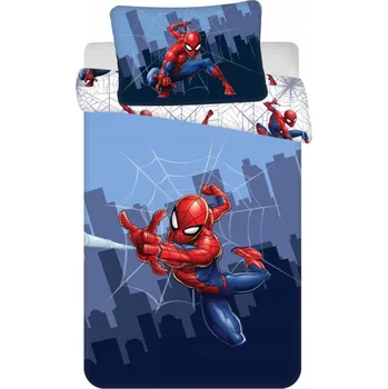 Povlečení Dětské ložní prádlo Spiderman City Swinger 100×135 cm, 40×60