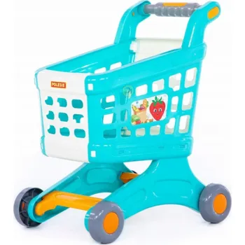 Nákupní košík Polesie Nákupní košík 47X39X30 Natalia tyrkysové broďáky P2