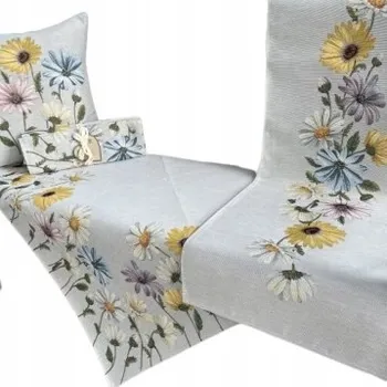 ubrus Běžec na stůl Lima Barevné Květiny 45x140cm Žinylka