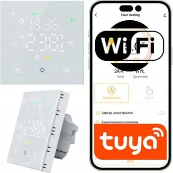 Termostat WiFi Termostat TUYA pro podlahové vytápění a kotel 3A