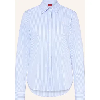 Dámská halenka Hugo Dámská Košile The Essential Shirt, tmavě modrá / bílá, 40