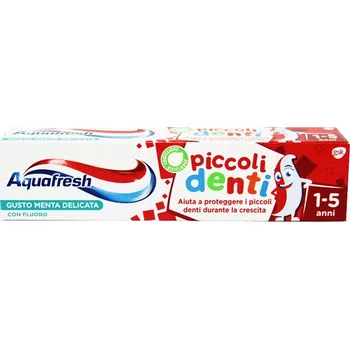 zubní pasta Zubní pasta pro děti s fluorem 1-5 let AQUAFRESH Piccoli