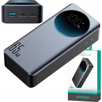 Powerbanka Výkonná powerbanka Joyroom JR-PBF05 30000mAh 65W s kabelem 1.2m QC 3.0