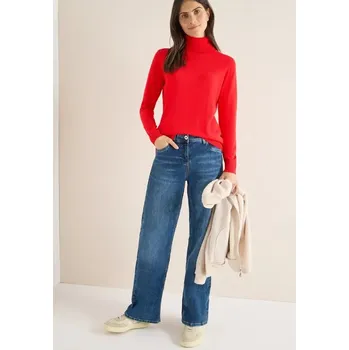 Dámský svetr Lehký rolák Cecil 303629 červený Velikost: S