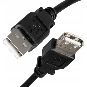 Prodlužovací kabel USB-USB 2.0 Kabel Prodlužovací Šňůra Prodlužka Zástrčka-Zásuvka 1,8m VAYOX