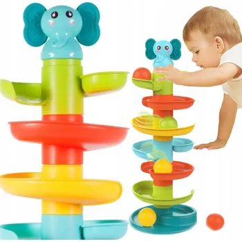 KULIČKOVÁ DRÁHA SKLUZAVKA MÍČEK KOUSÁTKO SLŮNĚ CHRASTÍTKA dárek NA ROK