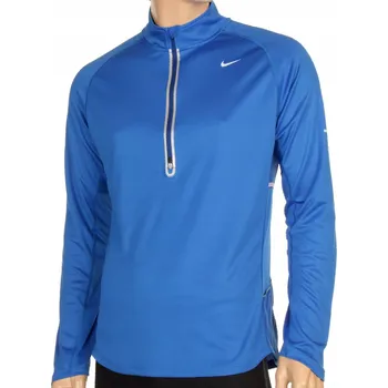 Pánské tričko Běžecké tričko Nike s dlouhým rukávem Denier Diff Half-Zip Top, velikost L