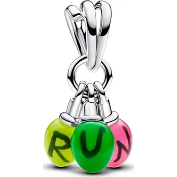 Přívěsek PANDORA Visací přívěsek Stranger Things – Písmena Run svítící ve tmě