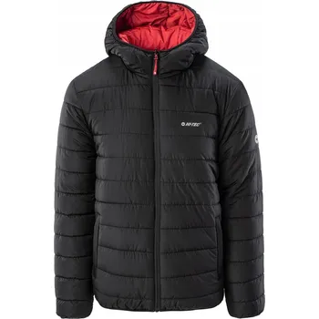 Pánská bunda Hi-Tec pánská prošívaná bunda s kapucí HAIMO, velikost M