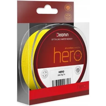 Delphin HERO 4 / fluo žlutá - 0,20mm 13,2kg 300m