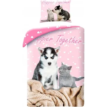 Povlečení Sada povlečení Halantex 140 x 200 cm růžová