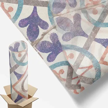 Obraz Fólie Vitrážová Mléčná na Okna a Skleněné Dveře 50x146 cm Barevné Mozaiky