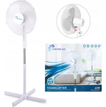 Domácí ventilátor Podlahový ventilátor LIFETIME AIR 96244 bílý