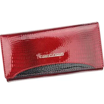 Peněženka Dámská kožená peněženka s mincovníkem na zip Gregorio LGP106 červená