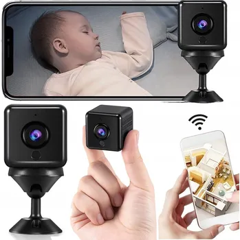 IP kamera SKRYTÁ MINI KAMERA 1080P HD WIFI S DETEKCÍ POHYBU APLIKACE ŠPIÓNSKÁ
