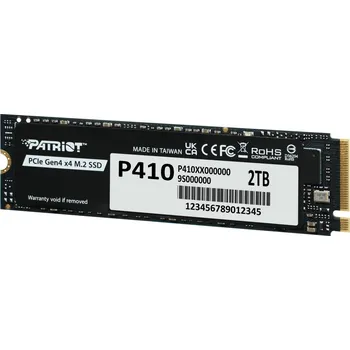 Interní pevný disk PATRIOT P410 2TB SSD / Interní / M.2 PCIe Gen4 x4 NVMe / 2280, P410P2TBM28H