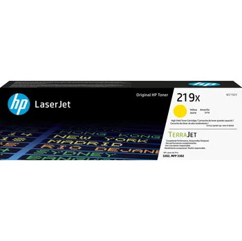 Tiskárna HP 219X High Yield Yellow Original LaserJet Toner Cartridge (2,500 pages)