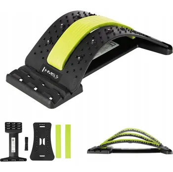 Pomůcka k protažení zad HMS na židli, popruh, magnety, zelená