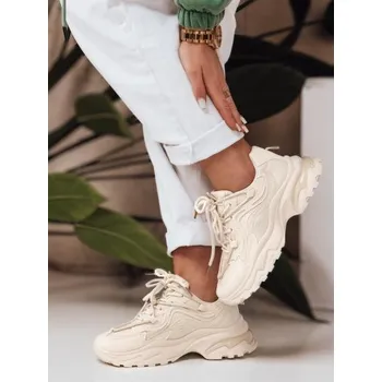 Dámské tenisky Dámské tenisky se silnější podrážkou LUXTRAIL béžové