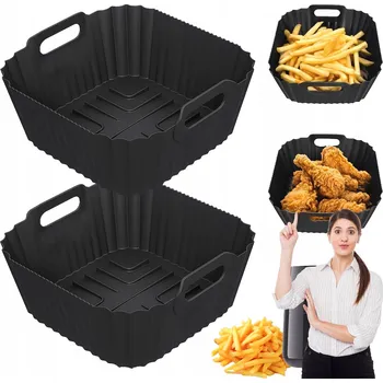 Forma na pečení SILIKONOVÁ FORMA PRO AIR FRYER FRITÉZY NA PEČENÍ ORGANIZÉR NA PEČENÍ 18 cm