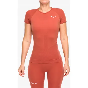 Spodní prádlo s krátkým rukávem Salewa Zebru červená vel. M