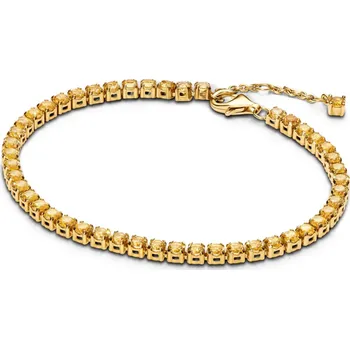 Náramek PANDORA Tenisový žlutý náramek