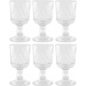 Sklenice Sklenice na vodku NA STOPCE 45 ml skleněné silné dno sada 6 ks CALVIN