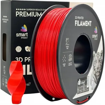 Filament FILAMENT SMART PRINT PLA Červený pro 3D tisk červený 1.75mm 1 KG