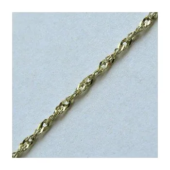 Řetízek Zlatý řetízek singapur - žluté zlato