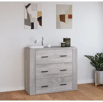 Příborník do zásuvky vidaXL Příborník 80x33x70 cm kompozitní dřevo [816579] Barva: šedá sonoma